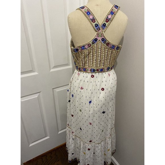 PAYAL PRATAP Anthropologie Norah Midi Dress size 6 - Picture 5 of 11